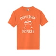 thumbnail image 1 of Driveway Drinker-Wine Short Sleeve Neon T-Shirt, 1 of 1