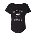 thumbnail image 1 of Driveway Drinker-Wine Womens Dolman Tee, 1 of 3