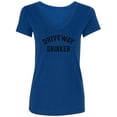 thumbnail image 1 of Driveway Drinker Womens V-Neck T-Shirt, 1 of 2