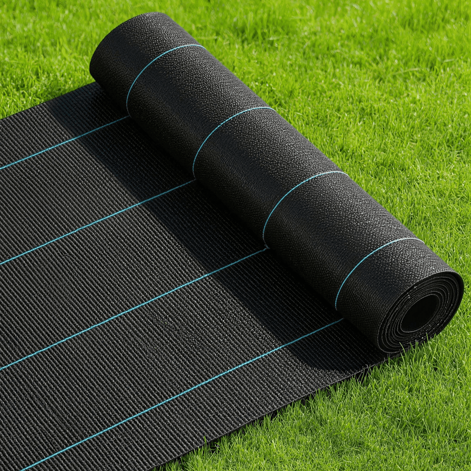Driveway Fabric 6x300 ft, 2.4oz Heavy Duty Commercial Road Fabric, Landscape Fabric for French Drain, Erosion Control & Construction Projects