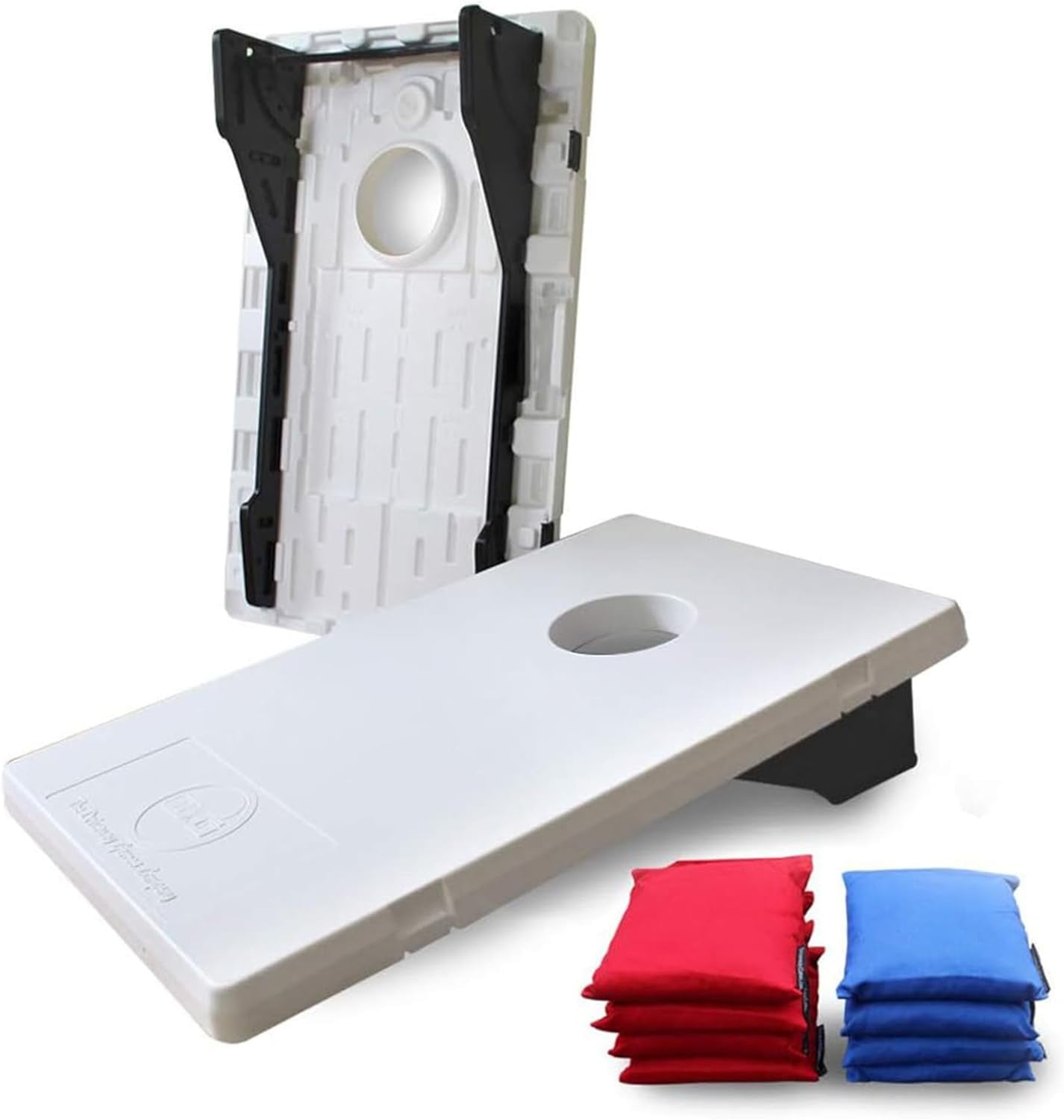 Driveway Games All Weather Corntoss Bean Bag Cornhole Yard Game Set for Indoor and Outdoor Use