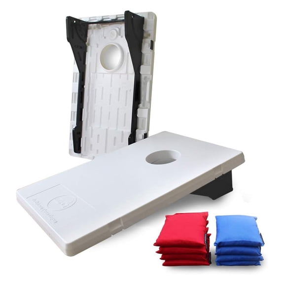 Open Box Driveway Games EZ Carry Portable All Weather Cornhole Set, Boards