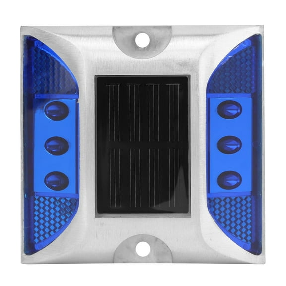 Driveway Lights,Ground Lights,LED Solar Power Ground Marker Lights Waterproof Outdoor Driveway Road Highway Spike Lamp