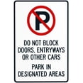 thumbnail image 1 of Driveway Warning Sign, Active Driveway Sign Retro Security Aluminum Sign, Metal Caution Street Tin Sign, Vintage Style Safety Signs, Business Wall Decor Home Art 8 x 12 Inches, 1 of 5