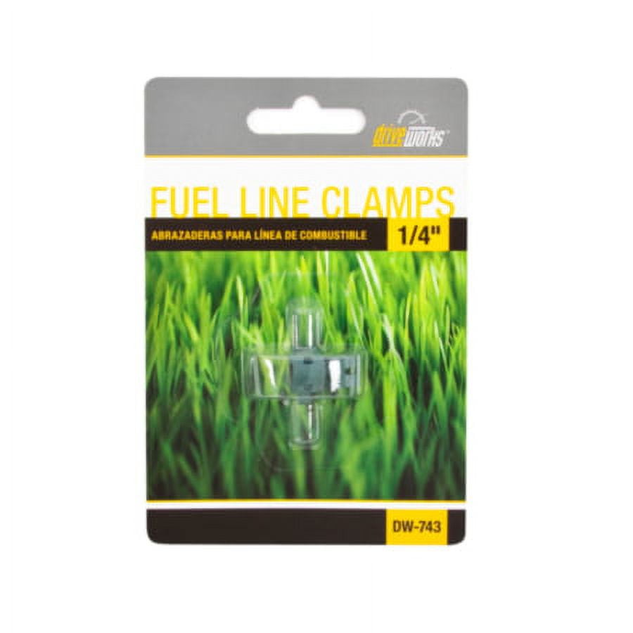 Driveworks Fuel Line Clamps, 1/4"