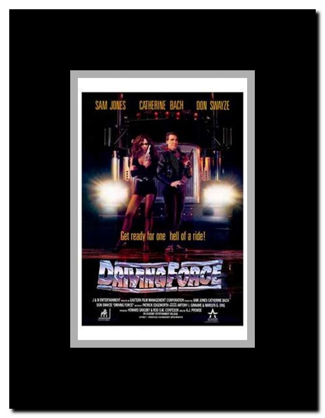 Driving Force Framed Movie Poster