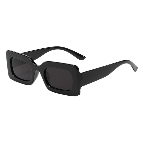 Driving Glasses Traveling Travel Summer Rectangle Sunglasses for Women Men Black