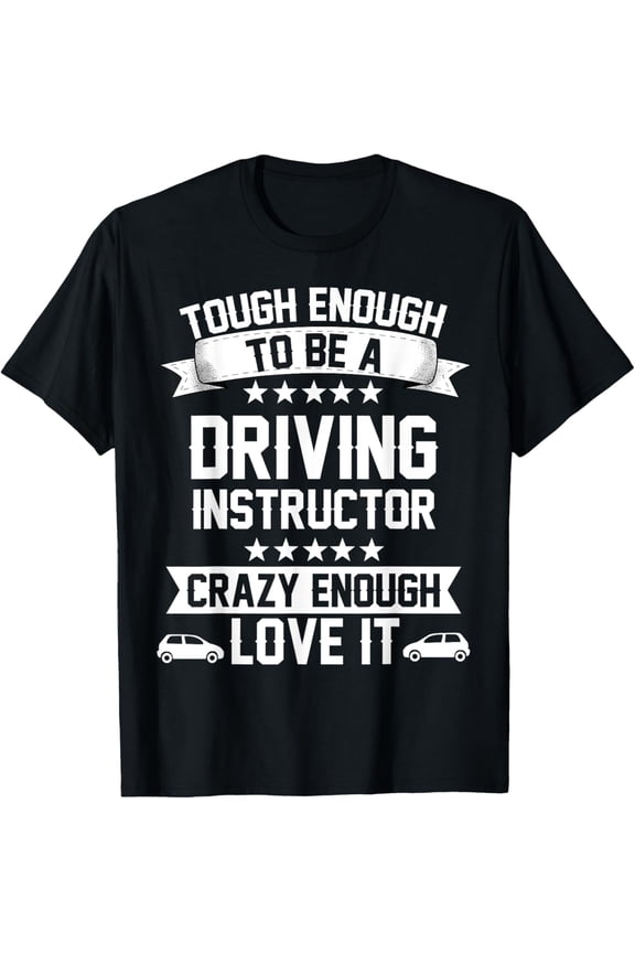 Driving Instructor Car Parking Drivers Test Driving School T-ShirtMen and women can wear, black T-shirts, gifts. Age: M,L,XL 2XL, 3XL, 398XL