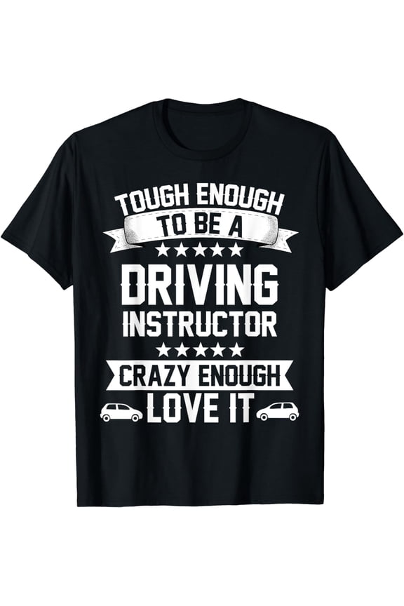 Driving Instructor Car Parking Drivers Test Driving School T-Shirt