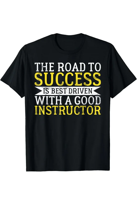 Driving Instructor Funny Permit Student Driver Car Graphic Top Unisex T-Shirt, S-5XL