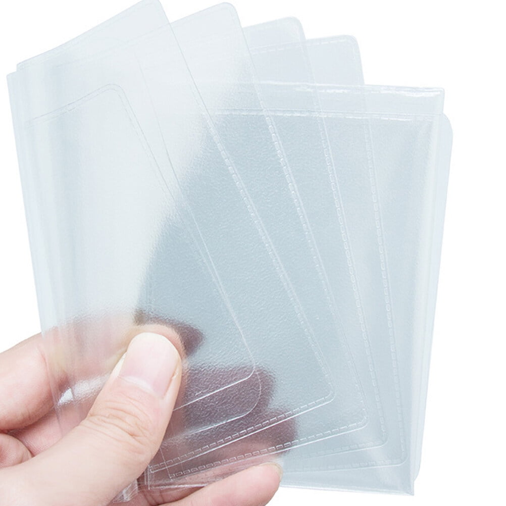 Driving Licence Holder 2Pcs Transparent Storage for Driver License PVC