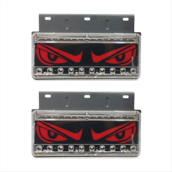 Driving Safety 24V LED Truck Lights Car LED Rear Tail Light Running Turn Signal Rear Lamps Waterproof Taillight Parts,2PCS Led Rear Stop Tail Ligths