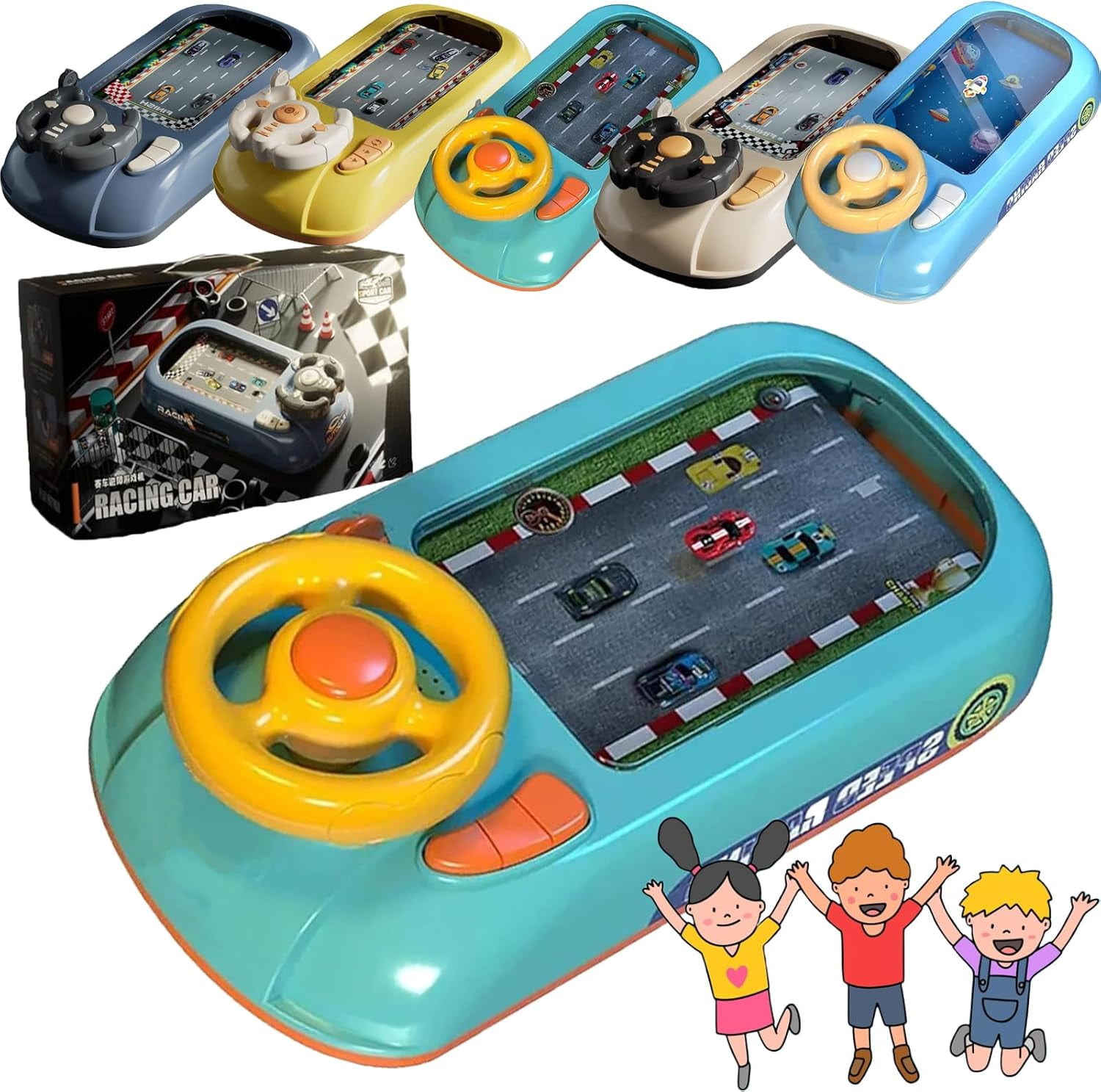 GIVOKE Toddler Simulator Driving Racing Game, Electric