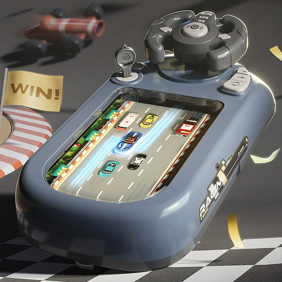 Driving Simulator Musical Steering Wheel Toys Driving Games For Driving Simulator (Dark Blue)