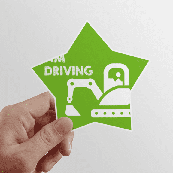 Driving Transportation Star Sticker Paster Vinyl Car Tags Decoration Decal