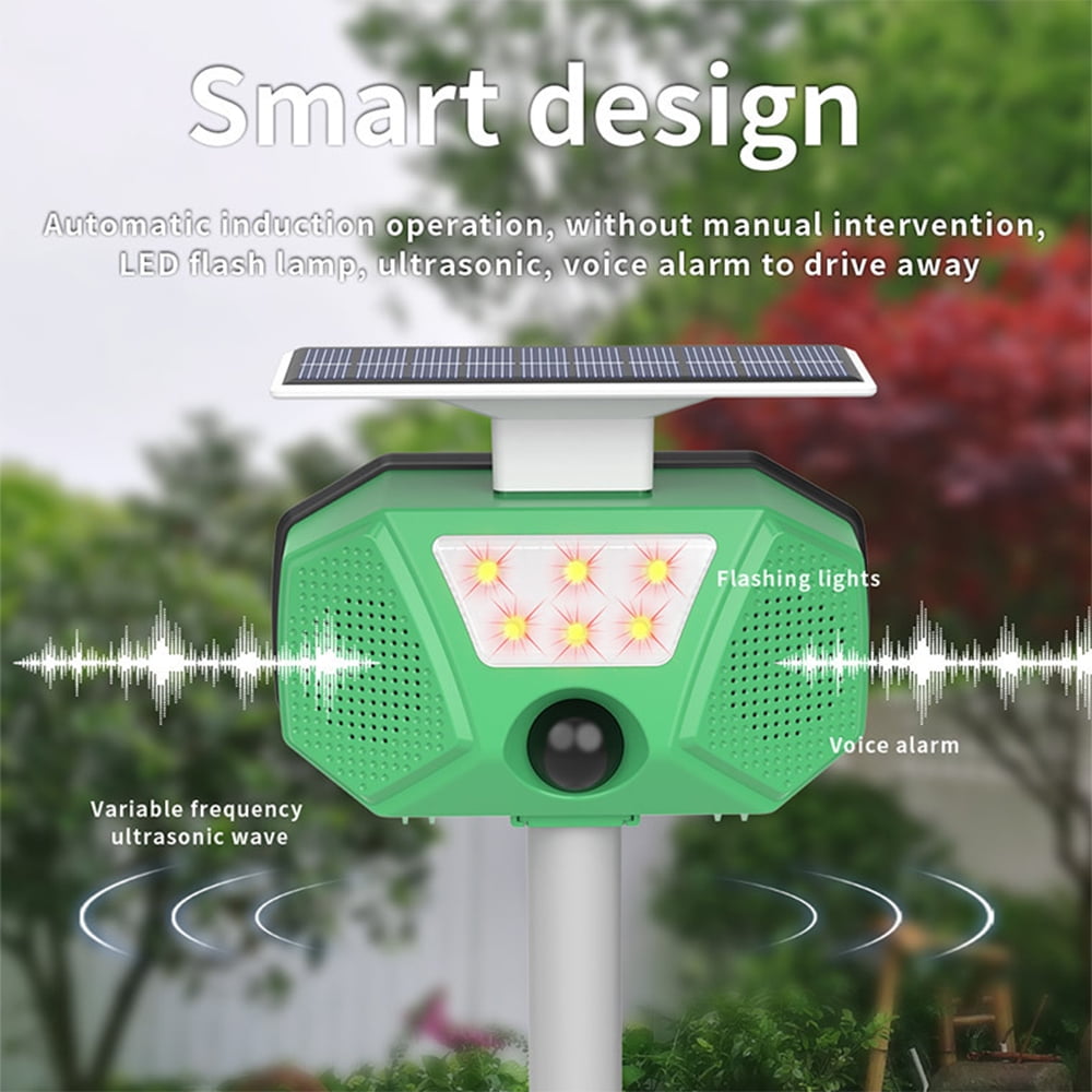Driving device,110° Pir Auto Squirrel Animal Voice Alarm Rod Auto With Solar Mole Ip66 Waterproof Mole Pest Animal Ip66 Waterproof 110° With Leds Voice Mole Pest