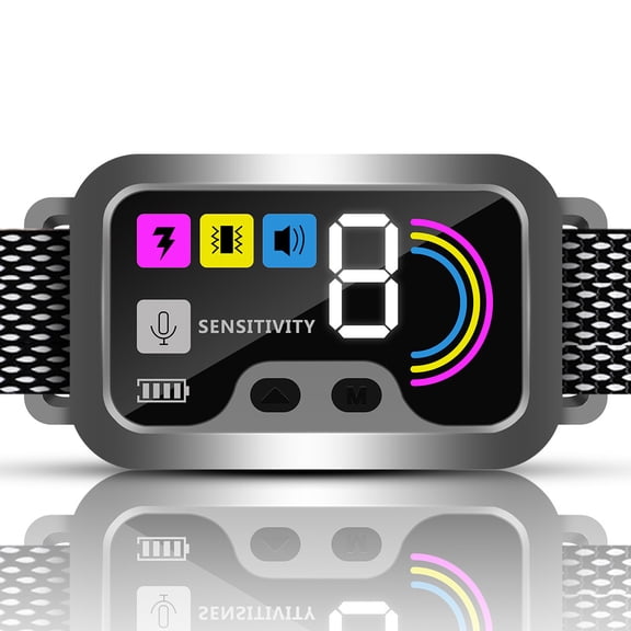 Driving device,Colour Screen Adjustable Sensitivity Screen With Vibration Modes Bark Collar Screen Adjustable Modes And Vibration Re Able 8 Adjustable With Vibration Collar - Ip67 With Grey