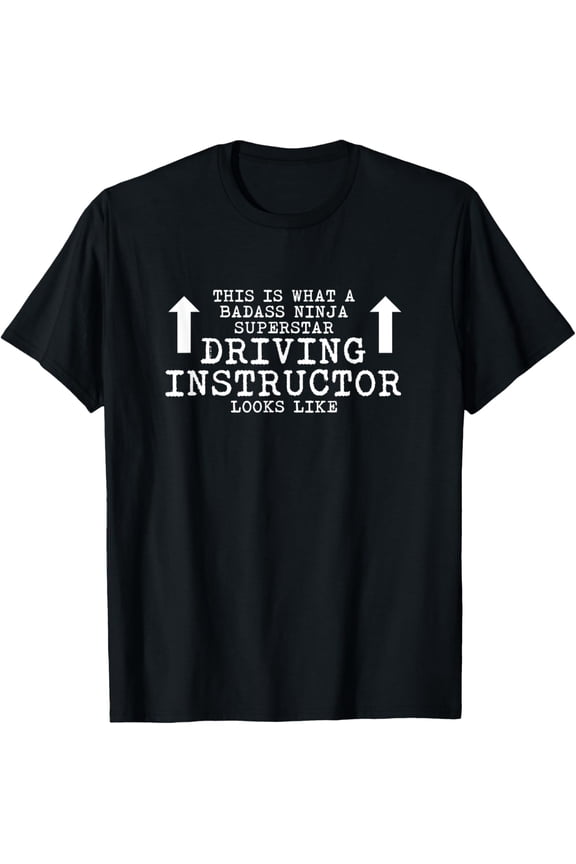Driving instructor driving school driving licence gift car driver student T-Shirt