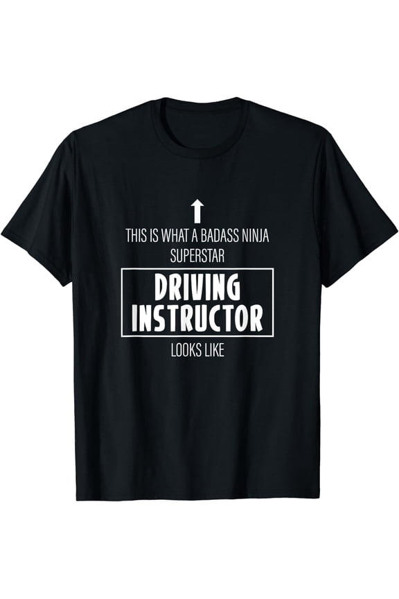 Driving instructor driving school driving licence gift driver student car T-Shirt
