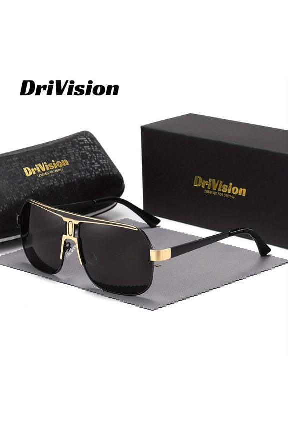 Drivision Unisex Luxury Craftsmanship Fashion Full Frame Polarized Sunglasses Outdoor Fun Frog Sunglasses Exquisite Practical Sunglasses
