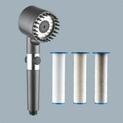 Drivse Shower Head - Drivse Filtered Shower Head, German Multifunctional Massage Shower Filters, Multifunctional Massage One Button Adjustment Shower Head Set (10 Pcs Filter Cotton)