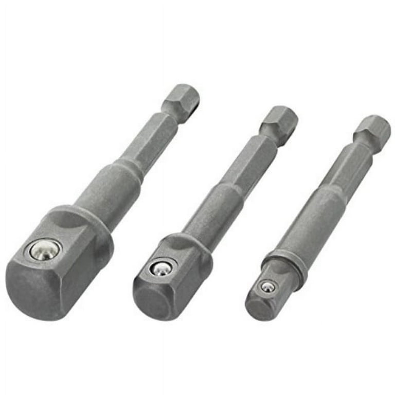 Drixet 3 Piece Power Adapter Extension Bit Set 1 4 Inch Hex