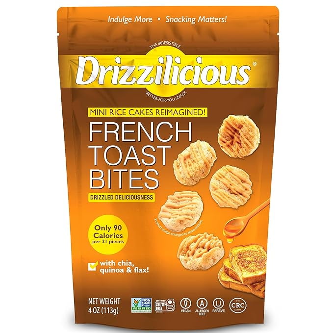 Drizzilicious French Toast Mini Rice Cakes