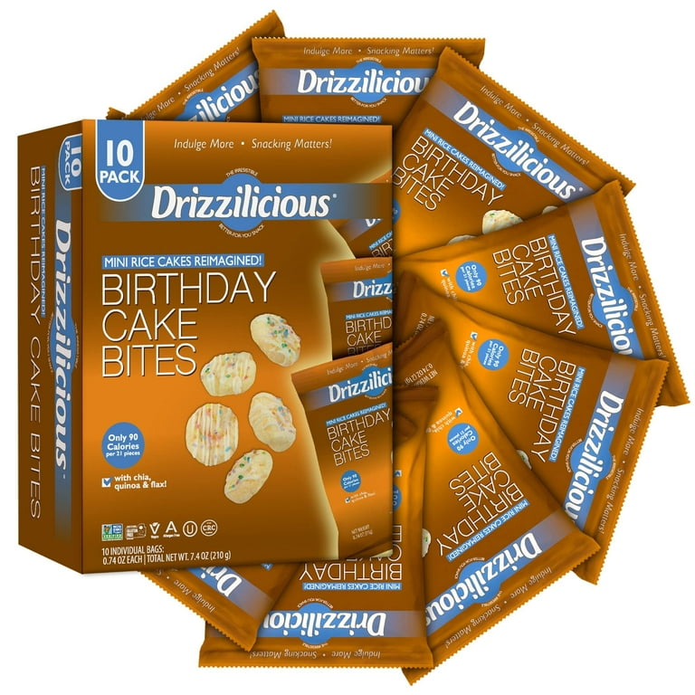 Rice cake & Harryページ Drizzilicious Mini Rice Cakes, 28 count