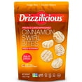Drizzilicious Mini Rice Cakes MMF7 Cinnamon Swirl Rice Crisps, Snack