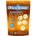thumbnail image 1 of Drizzilicious Mini Rice Cakes MSF2&nbsp;Birthday Cake - Rice Crisps, Snack for Adults and Kids, Flavored Rice Cakes, Vegan, Gluten Free, Allergen Free, Only 90 Calories Per Serving - 4 oz (Pack of 6), 1 of 3