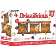 Drizzilicious Mini Rice Cakes Variety Pack, 12 Count, Assorted Flavors