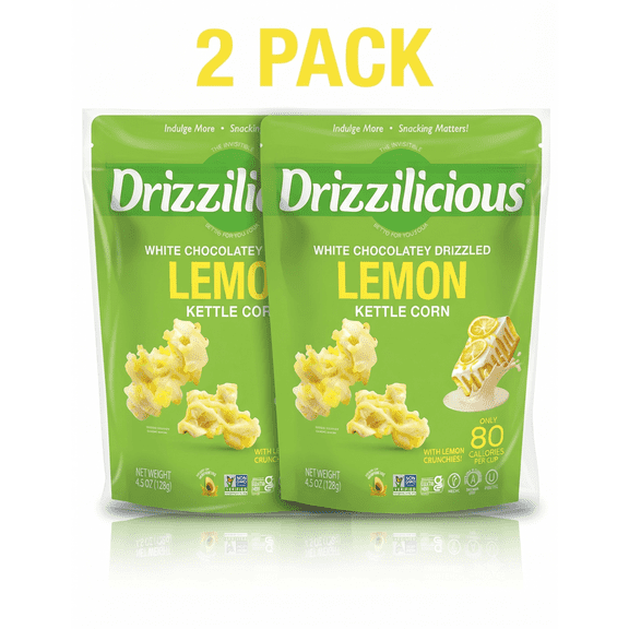 Drizzilicious Popcorn Lemon Cake Drizzle Bag - 4.5oz  2 PACK