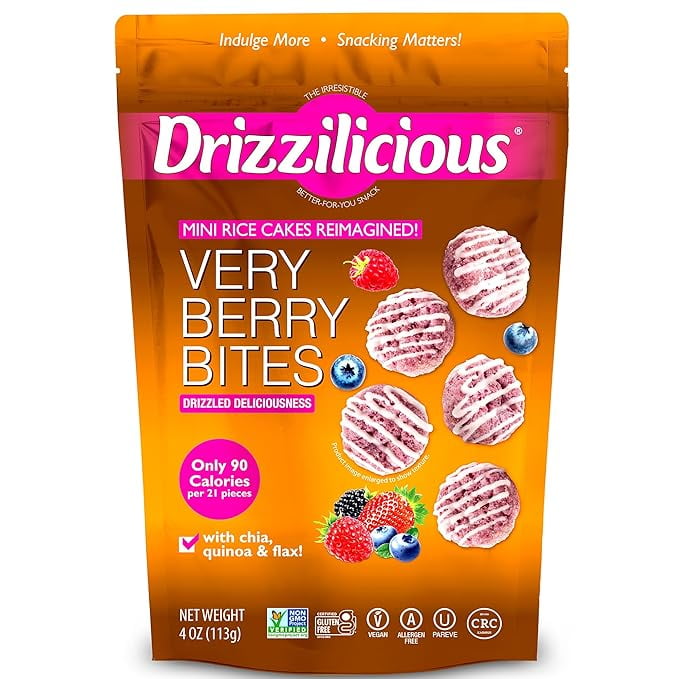 Drizzilicious Very Berry Mini Rice Cakes - Walmart.com