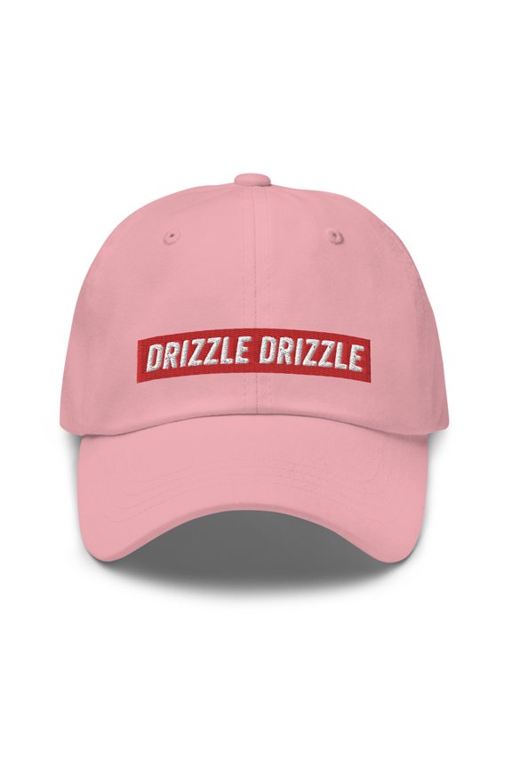 Drizzle Drizzle Hat, Funny Soft Guy Era Hat, Dad Hat, Soft Guy Meme, Internet Culture, Trendy Hat, Embroidered Dad Hat, Quirky Hat (Pink)