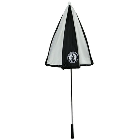 DrizzleStik Drape- Golf Gear Umbrella (Black/White)