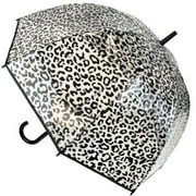 Drizzles Leopard Print Dome Stick Umbrella