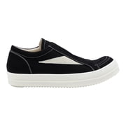Drkshdw By Rick Owens Slip-On Sneakers With Distinctive Triangular Accent Black Men's