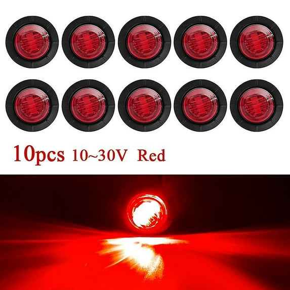 Drl 12v 24v Led Side Marker Light Camion Auto Trucks Lorry Trailer Bus Tail Brake Lamp Truck Accesorios Luces Traseras