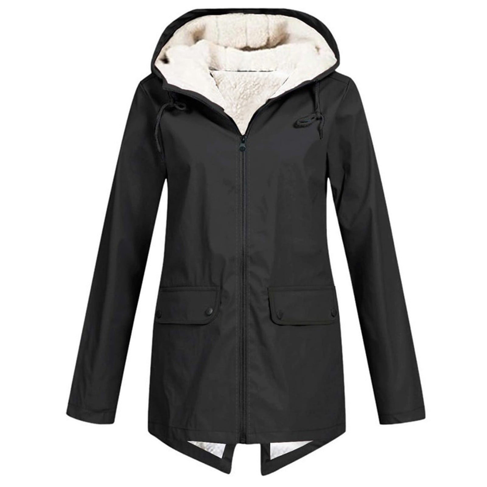 DrmPth Rain Jacket Women 2024 Fall Lightweight Raincoat Windbreaker