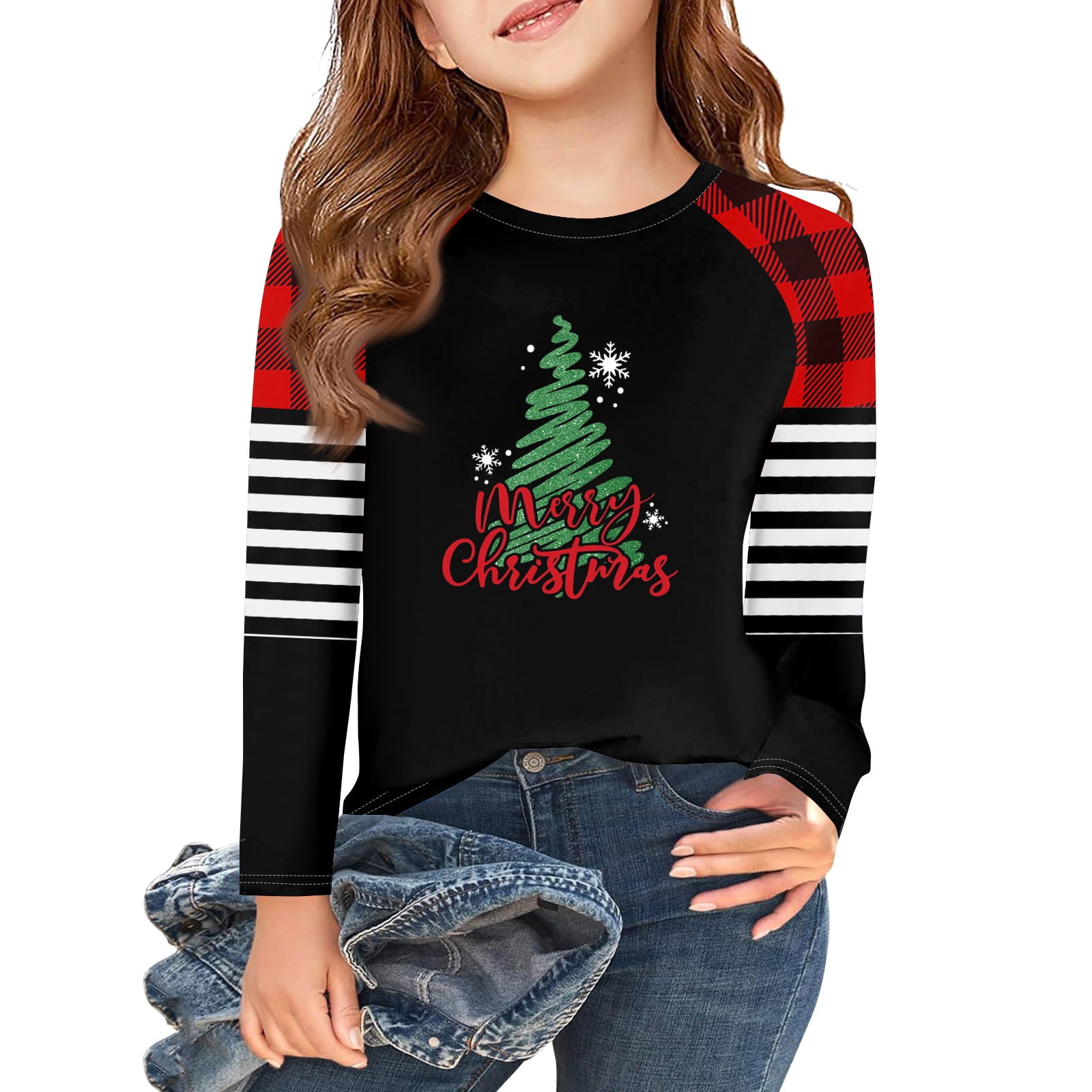 T-shirt De Noël Pour Fille – Taille 11-12 Ans, Marque Joules, Occasion Très Bon état