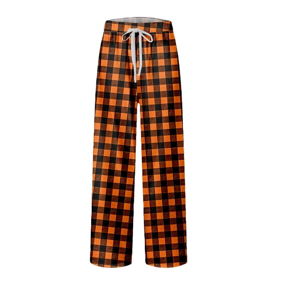 Drmagiyhm Pajama Pants for Men Cute Pajama Pants Autumn Big and Tall Fleece Sleeping Pants Wide Legs Elastic Waist Lounge Pants Christmas Fluffy Pant L