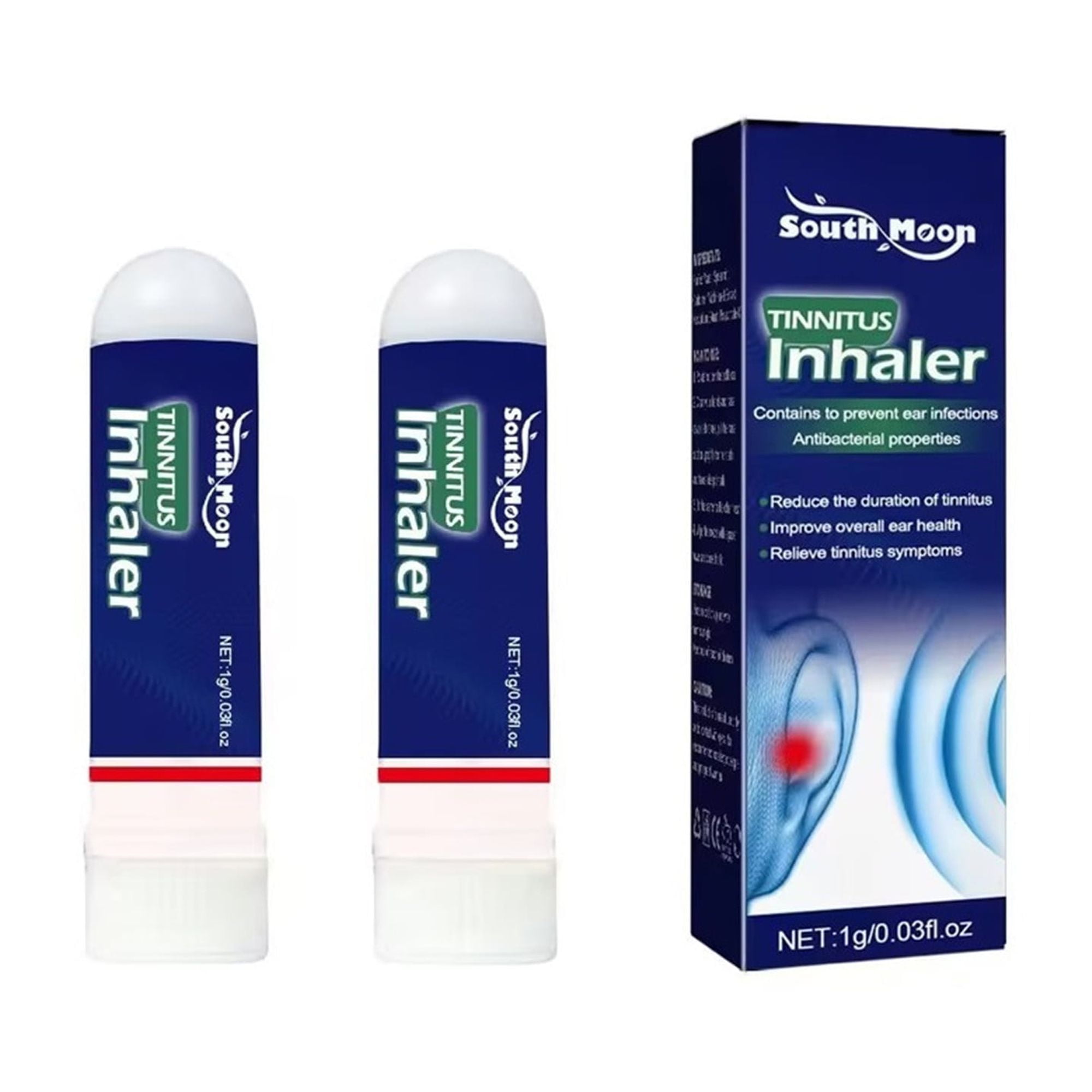 Drnokyasn 2pcs Tinnitus Relief for Ringing Ears, Nasal Stick