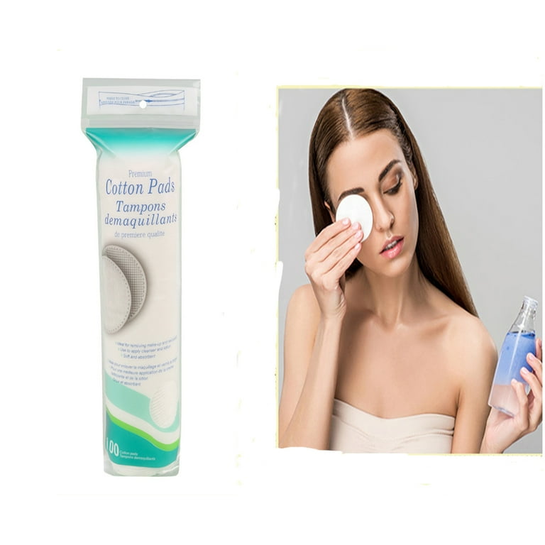 Drnokyasn Round Cotton Pads 3 Layer Facial Cleansing Cotton Pads Lip Eye Makeup Remover for Daily Skin Care Walmart