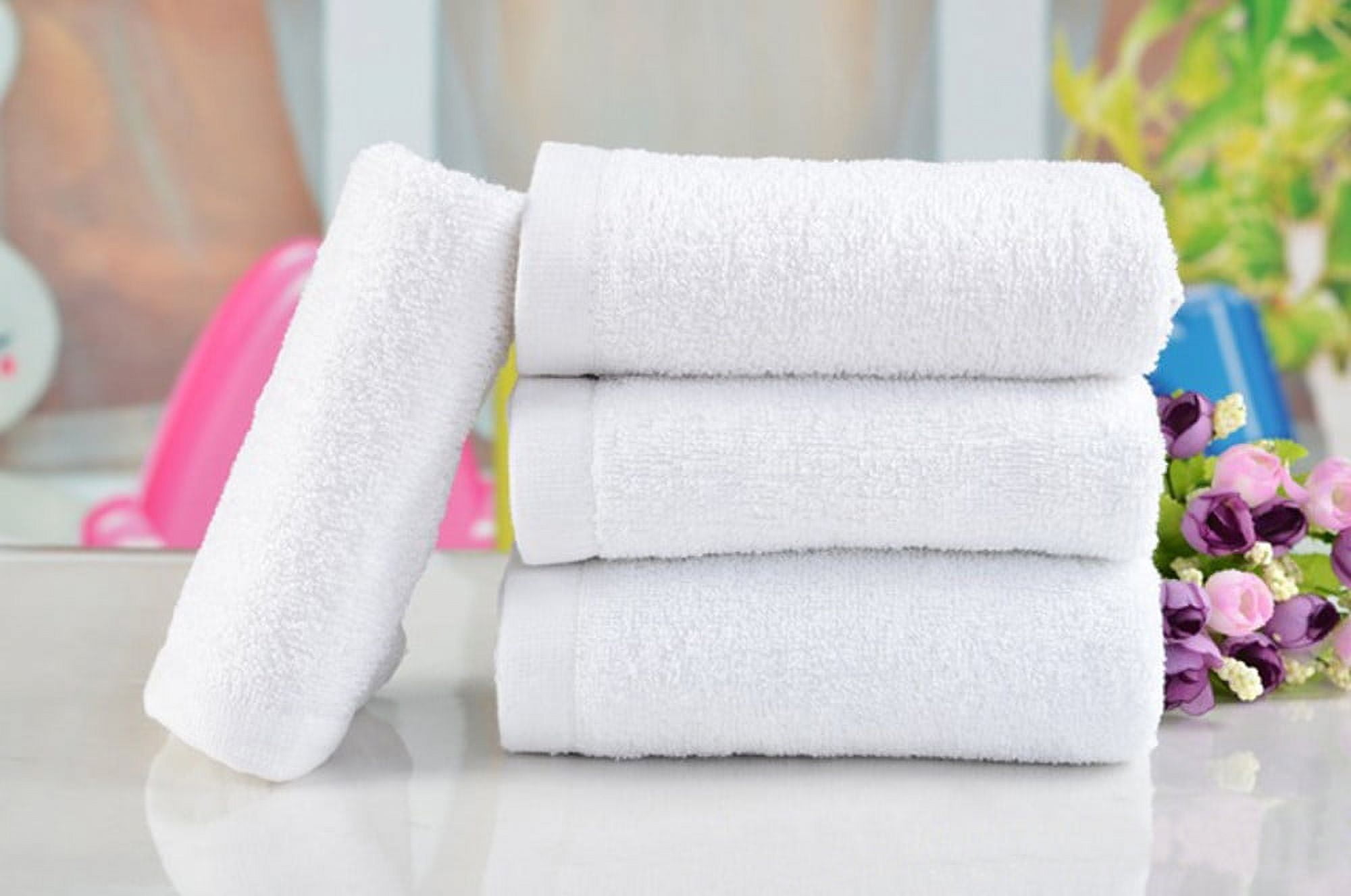 Droeadgor Hand Towel Clearance Washcloths Hotel 30*65cm 1pc White Towel