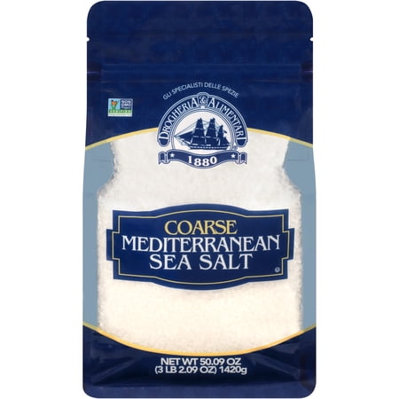 Drogheria & Alimentari Kosher Coarse Ground Mediterranean Sea Salt, 50.09 oz Pouch