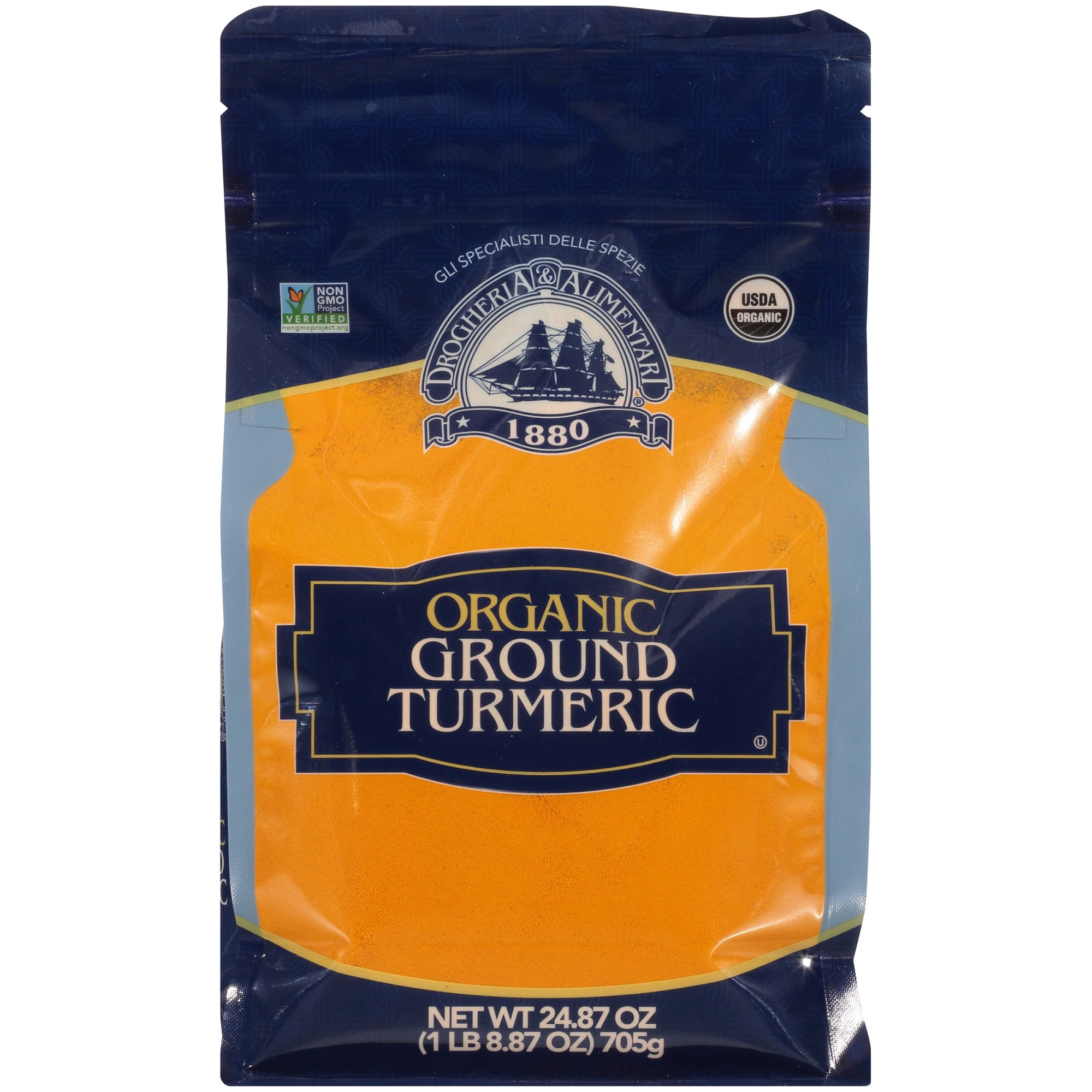 Turmeric In Store Drogheria & Alimentari Organic Ground Turmeric, 24.87 oz - Walmart.com