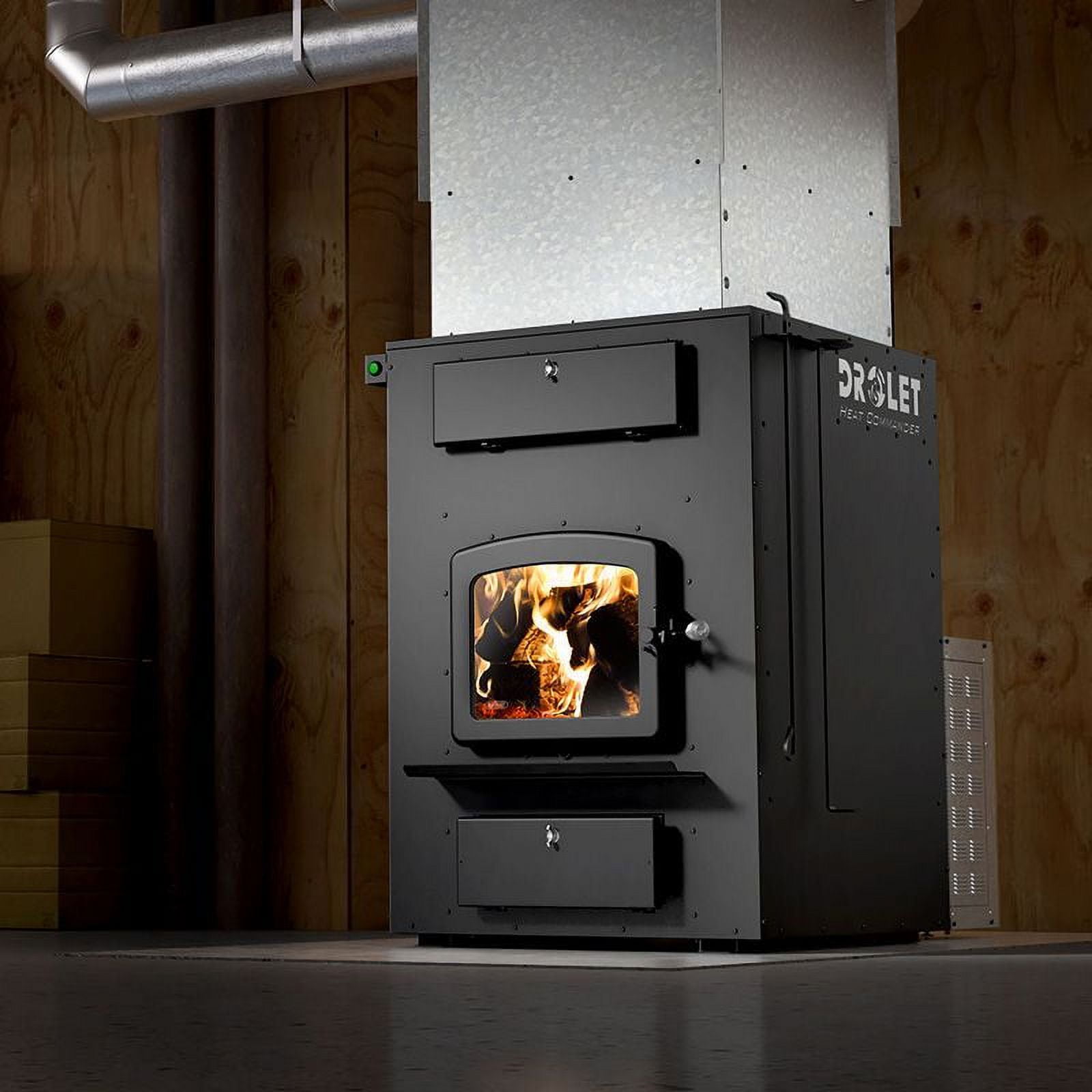 Drolet Heat Commander Wood Furnace 310,000 BTU, EPA Certified, Model
