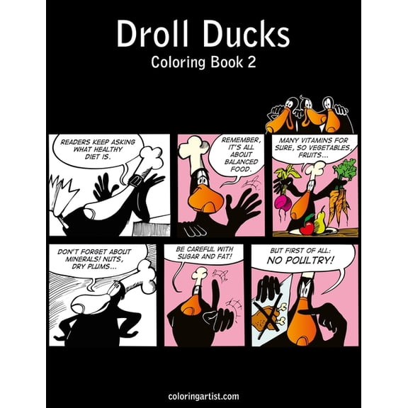 Droll Ducks Droll Ducks Coloring Book 2, Book 2, (Paperback)