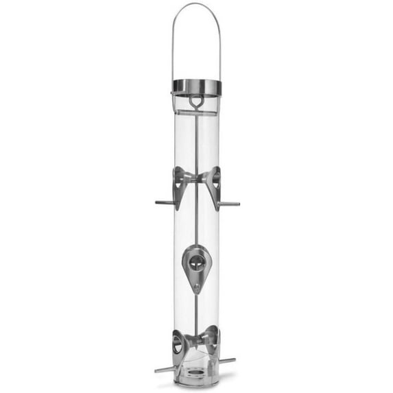 Droll Yankees 16-inch Finch Bird Feeder, Ring Pull Advantage