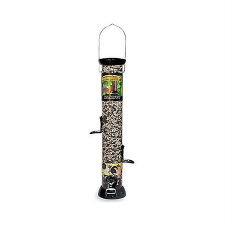 Droll Yankees 18 Onyx Sunflower Tube Feeder w/Removable Base